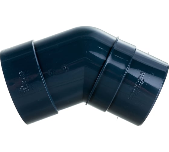 Колено DOCKE PREMIUM (45 градусов; графит) PVSA-1086