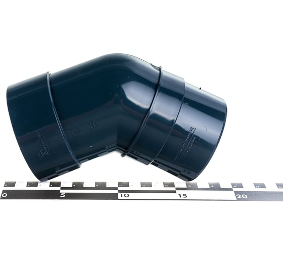 Колено DOCKE PREMIUM (45 градусов; графит) PVSA-1086