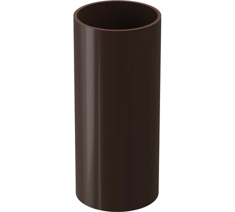 Водосточная труба DOCKE PREMIUM (1 м; шоколад) PVSJ-1050