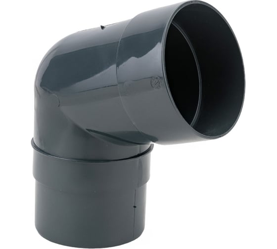 Колено DOCKE PREMIUM (72 градуса; графит) PVSB-1086