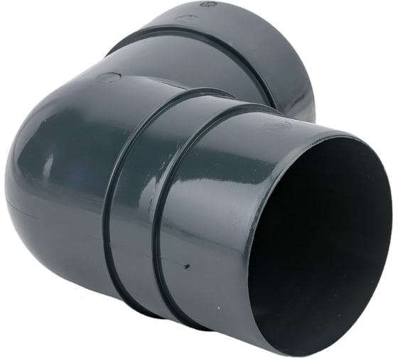 Колено DOCKE PREMIUM (72 градуса; графит) PVSB-1086