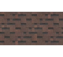 Гибкая черепица DOCKE PIE STANDARD ТЕТРИС коричневый ZRST-1023