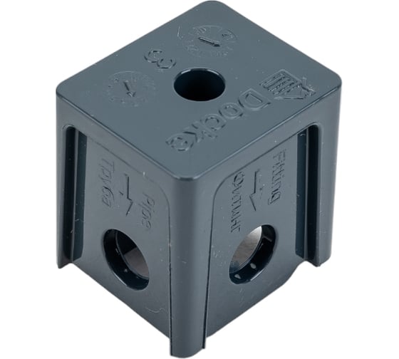 Универсальный хомут DOCKE PREMIUM графит PVSH-1086