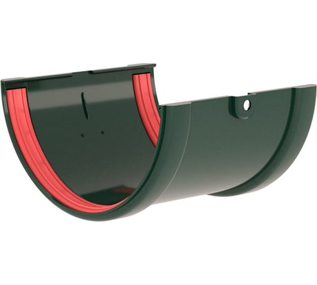 Соединитель желобов Grand Line ПВХ GL зелёный RAL 6005 267523