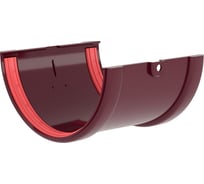 Соединитель желобов Grand Line ПВХ GL бордо RAL 3005 269486