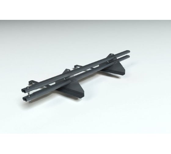 Комплект трубчатого снегозадержания Roofsystems Prestige Zn, для натуральной черепицы, 1,5 метра, антрацит, RAL 7016 120418