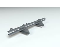 Комплект трубчатого снегозадержания Roofsystems Prestige Zn, для натуральной черепицы, 1,5 метра, графит, RAL 7024 120415