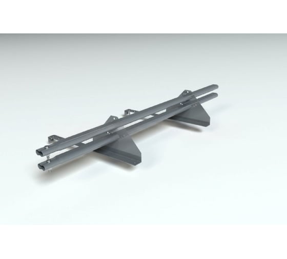 Комплект трубчатого снегозадержания Roofsystems Prestige Zn, для натуральной черепицы, 1,5 метра, графит, RAL 7024 120415 1