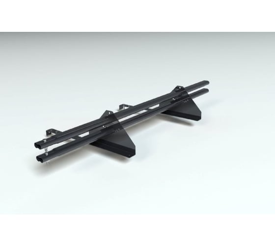 Комплект трубчатого снегозадержания Roofsystems Prestige Zn, для натуральной черепицы, 1,5 метра, черный, RAL 9005 120417 1