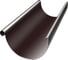 Желоб полукруглый Grand Line GL PU 125 мм 2,5м RAL 8017 ШК 087955 1