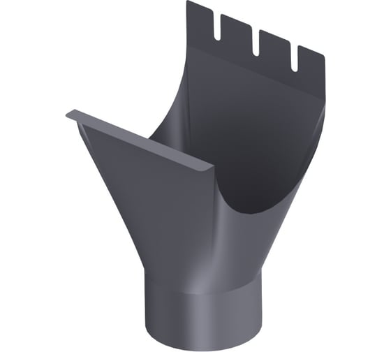 Воронка под желоб SKYDDSYSTEM 150х100 мм, RAL 8017, СС03018017