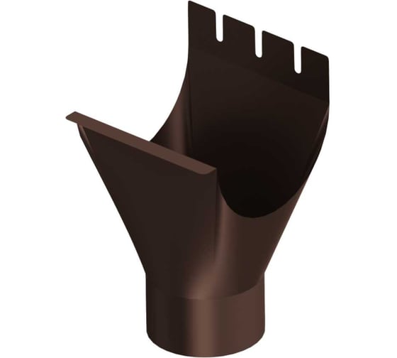 Воронка под желоб SKYDDSYSTEM 150х100 мм, RAL 8017, СС03018017