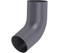 Колено SKYDDSYSTEM 90 мм х 60 гр гладкое, RAL 7024, СС02117024