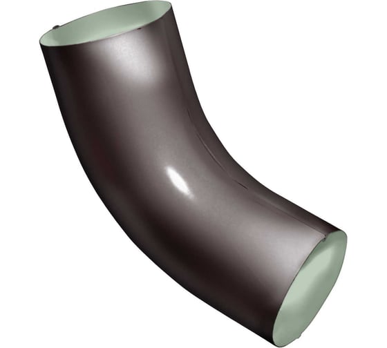 Колено SKYDDSYSTEM 100 мм х 60 гр гладкое, RAL 8017, СС03118017