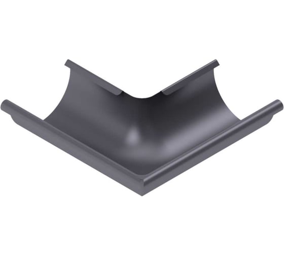 Угол желоба SKYDDSYSTEM внешний 90 гр (покраска 2 стороны), 150 мм, RAL 7024, СС03047024