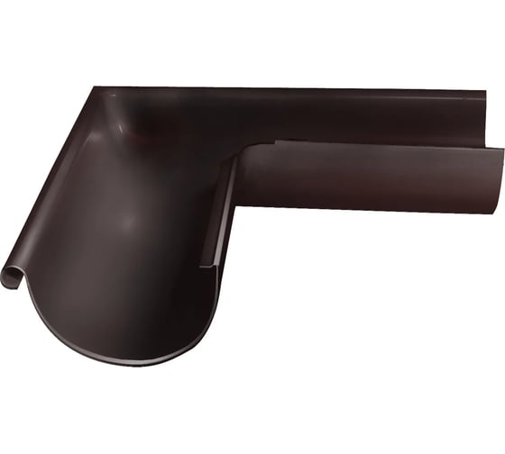 Угол желоба SKYDDSYSTEM внешний 90 гр (покраска 2 стороны), 150 мм, RAL 8017, СС03048017