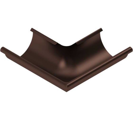 Угол желоба SKYDDSYSTEM внешний 90 гр (покраска 2 стороны), 150 мм, RAL 8017, СС03048017