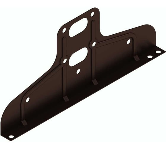 Опора для снегозадержателя металлочерепицы SKYDDSYSTEM 2 шт, RAL 8017, МАЛ.КОРОБ, СС01108017