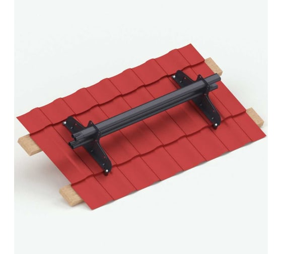 Снегозадержатель SKYDDSYSTEM комплект для металлочерепицы 3м, RAL 7024, МАЛ.КОРОБ, СС01017024