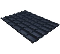 Металлочерепица SKYDDSYSTEM, 3650мм х 1180мм, 0,5мм, RAL 7024, СС06457024