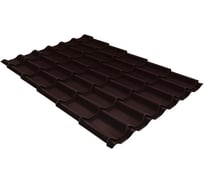Металлочерепица SKYDDSYSTEM, 1200мм х 1180мм, 0,5мм, RAL 8017, СС06258017