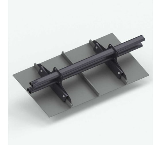 Снегозадержатель SKYDDSYSTEM комплект для фальца 1,5м + 1,5м, RAL 7024, КОРОБ, СС01207024