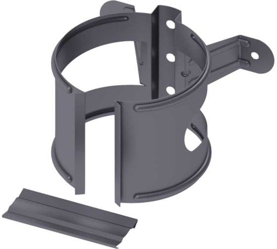 Охват гибкий на лапках в комплекте SKYDDSYSTEM 90 мм, RAL 7024, 3 шт в упак, СС02227024