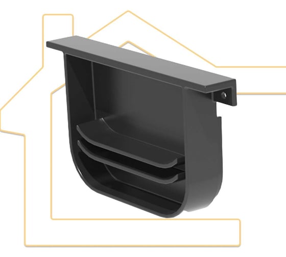 Переходник пластиковый для дождеприёмника Gidrolica Point ДП-30.30 204-GS