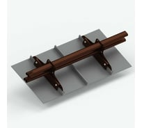 Снегозадержатель SKYDDSYSTEM комплект для фальца 1,5м + 1,5м, RAL 8017, КОРОБ, СС01208017