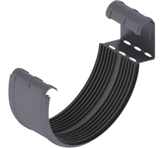 Соединитель желоба SKYDDSYSTEM 125 мм, RAL 7024, 3 шт в упак, СС02177024