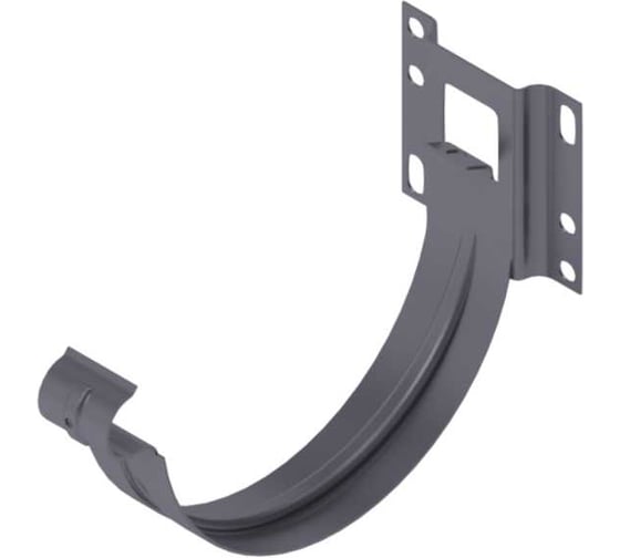 Крюк желоба короткий SKYDDSYSTEM (карнизный) 125 мм, RAL 7024, 3 шт в упак, СС02087024