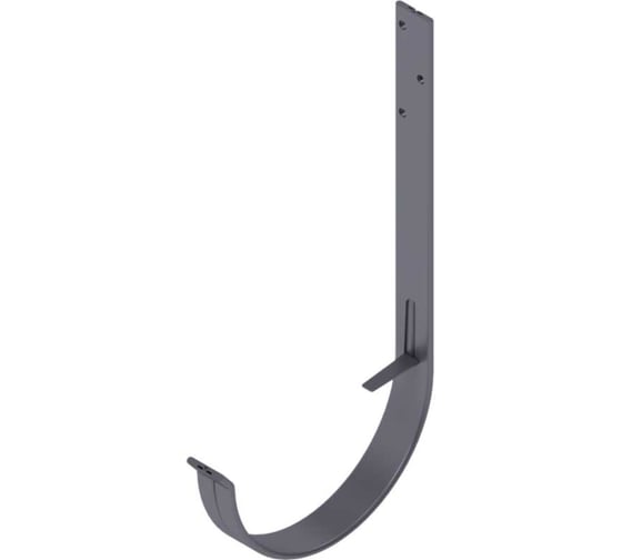 Крюк желоба SKYDDSYSTEM L-200мм, 125 мм, RAL 7024, 3 шт в упак, СС02077024