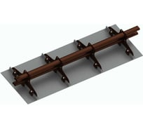 Снегозадержатель комплект для кликфальца SKYDDSYSTEM 1,5м + 1,5м, RAL 8017, МАЛ.КОРОБ, СС01068017