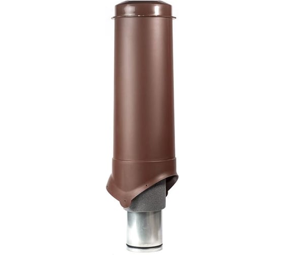 Выход вентиляции KROVENT Pipe-VT 125/700 ИЗ коричневый 272380