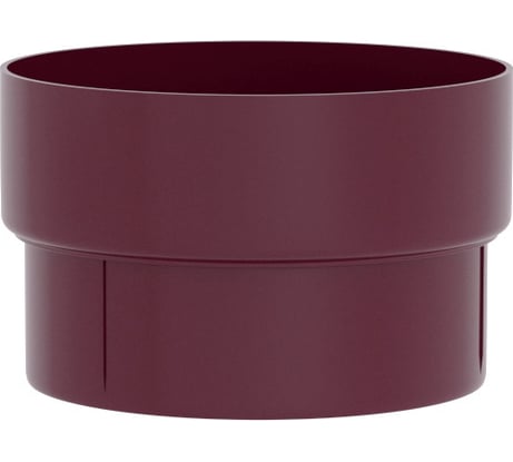 Соединительная муфта трубы Grand Line ПВХ GL, бордо RAL 3005 269485