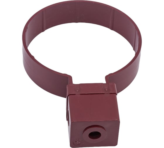 Хомут трубы Grand Line Kliker ПВХ GL Premium бордо, индивид. упаковка RAL 3005 269491