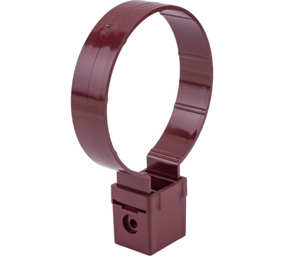 Хомут трубы Grand Line Kliker ПВХ GL Premium бордо, индивид. упаковка RAL 3005 269491