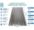 Композитный лист COMPOGLASS КРИСТАЛЛ трапеция С-20, прозрачный, cерый, глянцевый, 0,8 мм, 1150х2000 мм CG-00010764 1