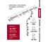 Комплект водосточной системы Grand Line Классика Практик 120 ПВХ ГЛ3м/3м RAL 9003 белый 822312 7
