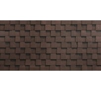 Многослойная черепица Технониколь SHINGLAS Фазенда коричневый TN678534