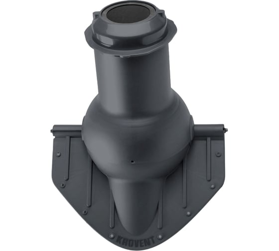 Выход канализации коньковый KROVENT Pipe-Cone 125/100 серый 836285
