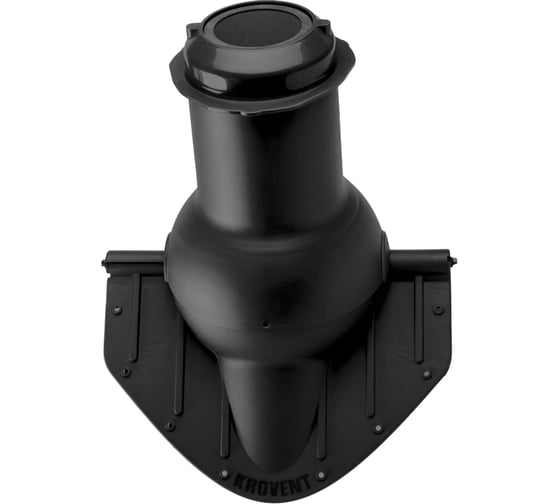 Выход канализации коньковый KROVENT Pipe-Cone 125/100 черный 836286