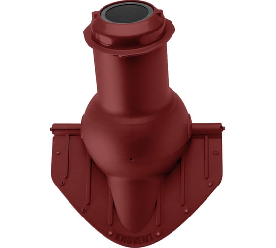 Выход канализации коньковый KROVENT Pipe-Cone 125/100 красный 836288