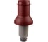 Выход канализации коньковый KROVENT Pipe-Cone 125/100 красный 836288 2