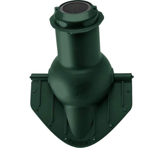 Выход канализации коньковый KROVENT Pipe-Cone 125/100 зеленый 836287