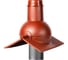 Выход канализации коньковый KROVENT Pipe-Cone красно-коричневый 291965 1