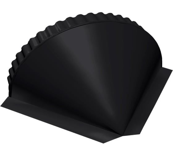 Заглушка малая конусная Grand Line 0,45 Drap RAL 9005 217802