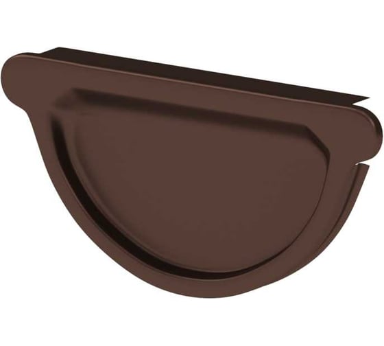 Заглушка желоба SKYDDSYSTEM 150 мм, RAL 8017, 2 шт в упак, СС03068017