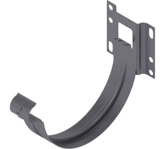 Крюк желоба короткий (карнизный) SKYDDSYSTEM 150 мм, RAL 7024, 3 шт в упак, СС03087024