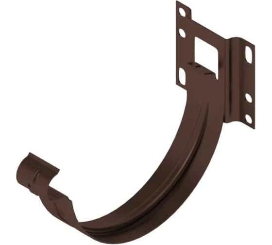 Крюк желоба короткий (карнизный) SKYDDSYSTEM 150 мм, RAL 8017, 3 шт в упак, СС03088017